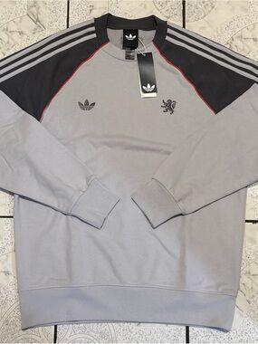 New Adidas WallStreet x Olympique Lyon Crew Sweatshirt Men’s Sizes JY8383